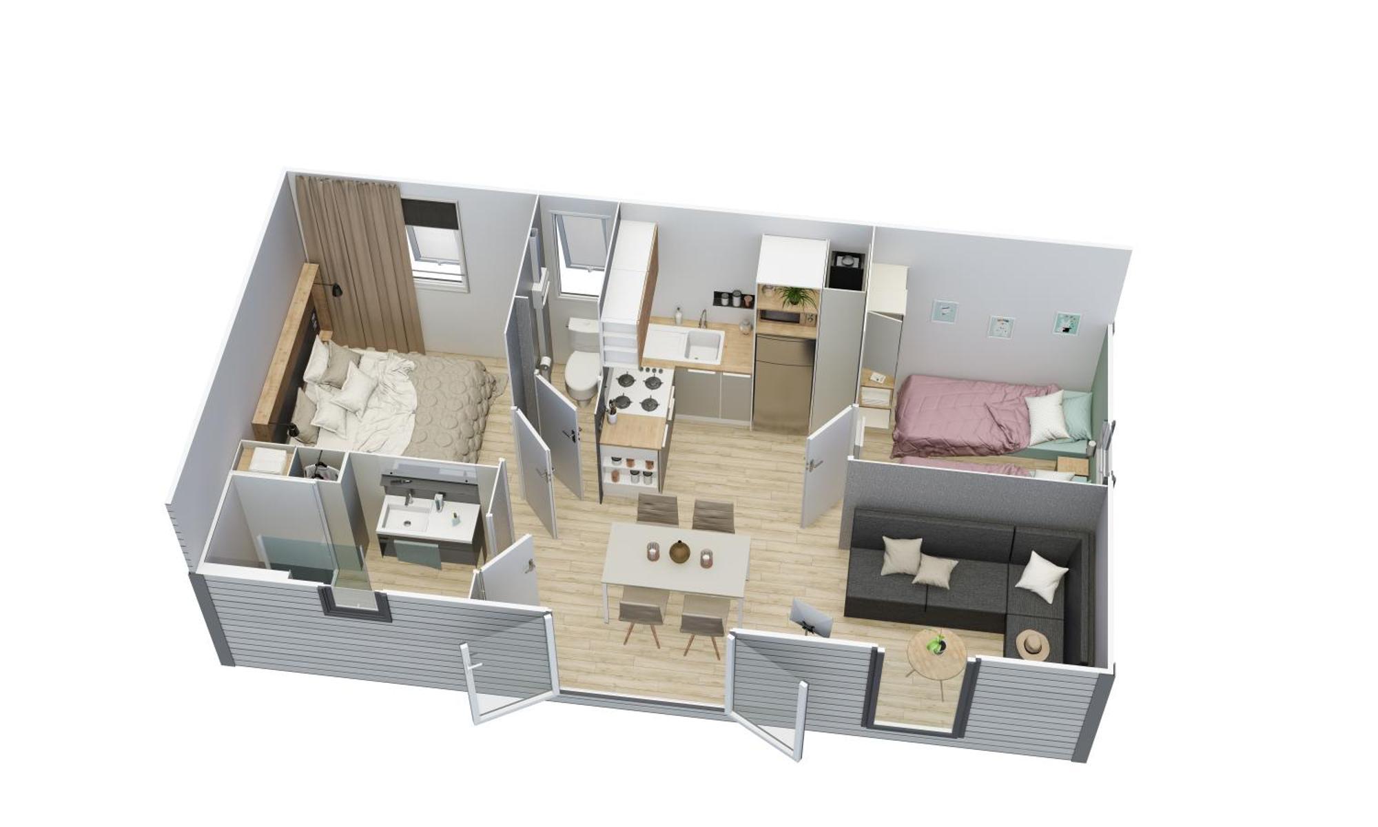Happymobilhome Argeles-Sur-Mer -Plage A 500M- Camping 4 Etoiles Del Mar Екстер'єр фото
